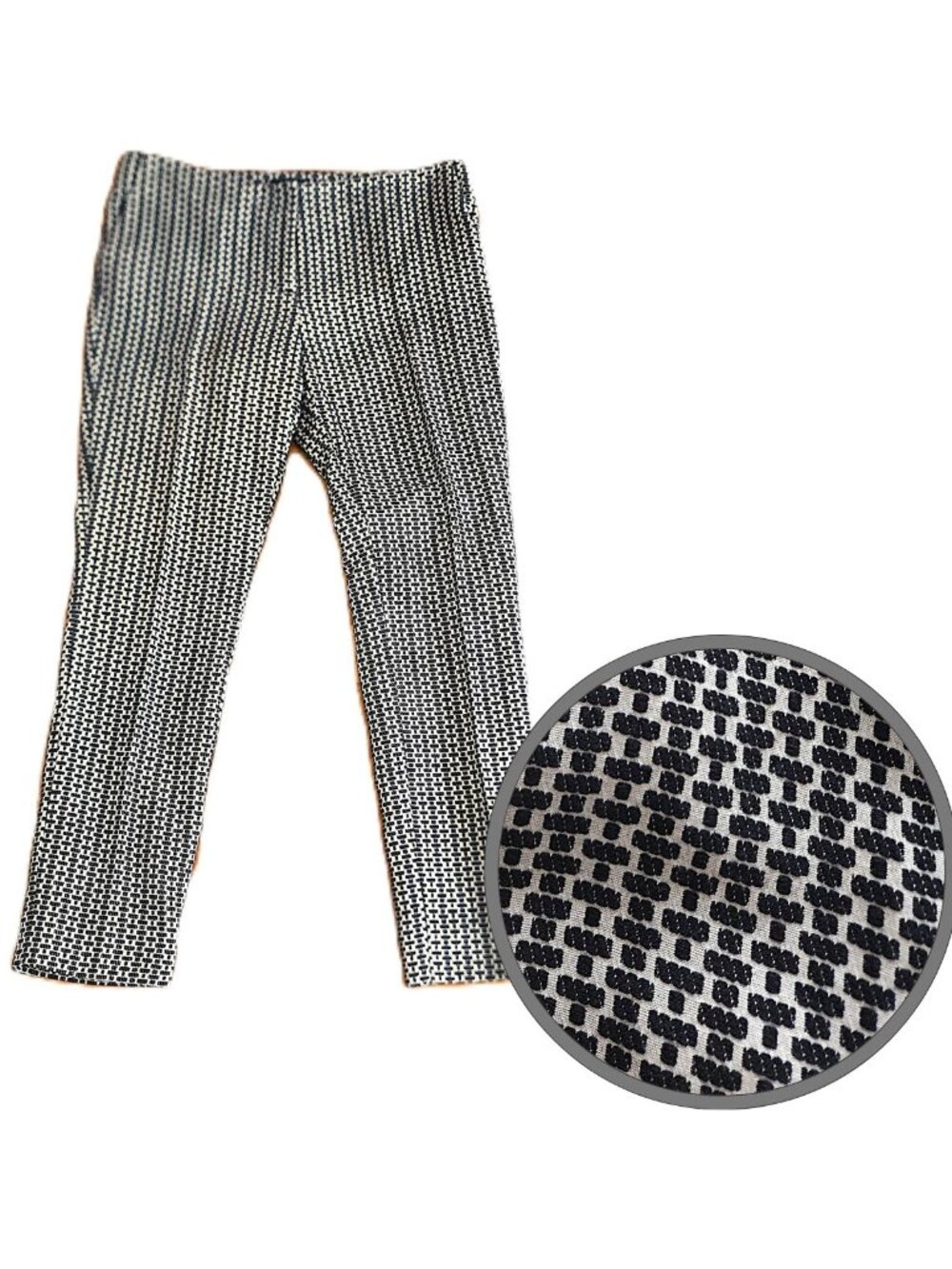 COS black & white trousers dress pants EU 38